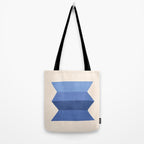 Geometric Vase - Blue Navy  Tote Bag Gallery Image 2