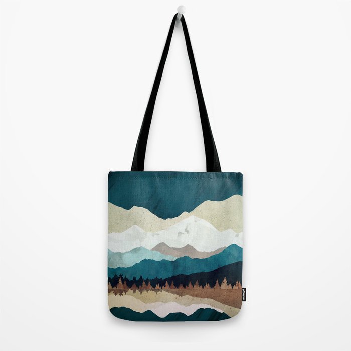 Fall Forest Night Tote Bag Gallery Image 2