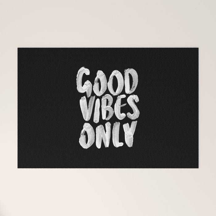 Good Vibes Only Welcome Mat Gallery Image 1