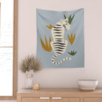 White Tiger Wall Tapestry Gallery Image 2
