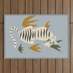 White Tiger Outdoor Rug Gallery Image 1