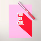 Girl Power - You go girl! Wrapping Paper Gallery Image 1