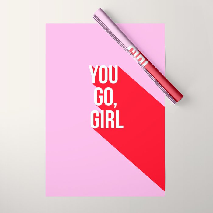 Girl Power - You go girl! Wrapping Paper Gallery Image 1