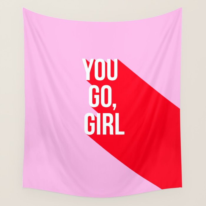 Girl Power - You go girl! Wall Tapestry Gallery Image 4