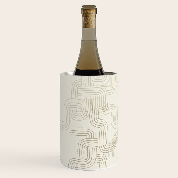 calming essentials traces neutral white Wine Chiller Gallery Image 2
