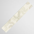 calming essentials traces neutral white Table Runner Gallery Image 3