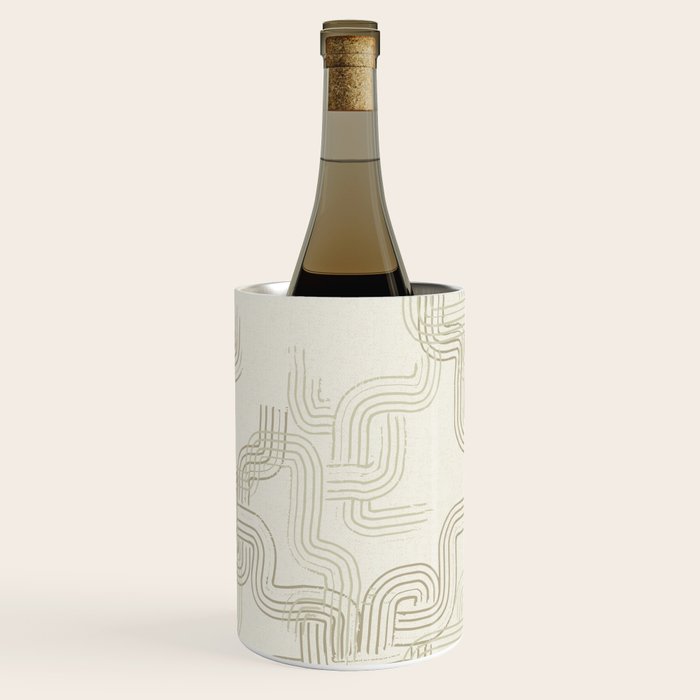 calming essentials traces neutral white Wine Chiller Gallery Image 3