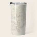calming essentials traces neutral white Travel Mug Gallery Image 3