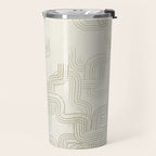calming essentials traces neutral white Travel Mug Gallery Image 2