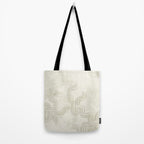 calming essentials traces neutral white Tote Bag Gallery Image 2