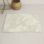 calming essentials traces neutral white Rug Gallery Image 1