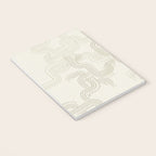 calming essentials traces neutral white Notebook Gallery Image 3