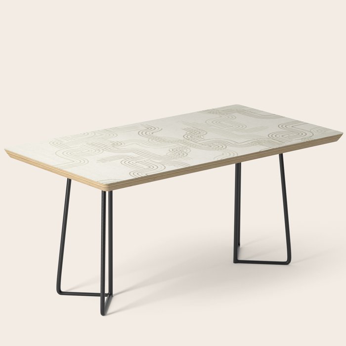 calming essentials traces neutral white Coffee Table Gallery Image 1