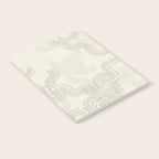 calming essentials traces neutral white Notebook Gallery Image 2