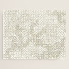 calming essentials traces neutral white Jigsaw Puzzle Gallery Image 1