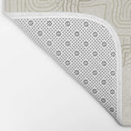 calming essentials traces neutral white Bath Mat Gallery Image 2