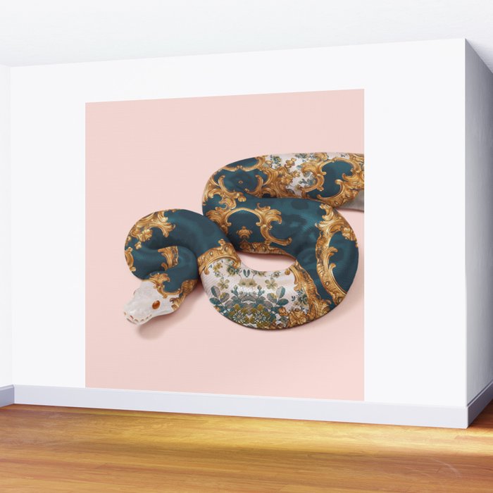 Baroque Snake Wall Mural Gallery Image 2