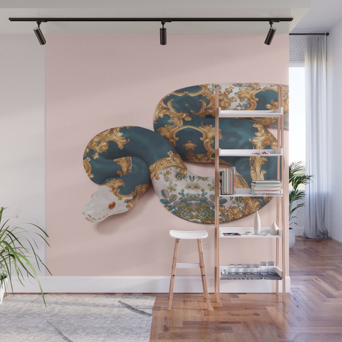 Baroque Snake Wall Mural Gallery Image 1