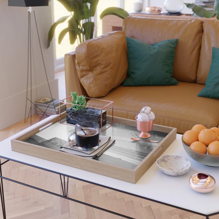 NYC Black and White Serving Tray Gallery Image 2