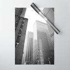 NYC Black and White Wrapping Paper Gallery Image 1