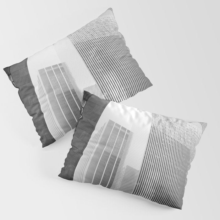 NYC Black and White Pillow Sham Gallery Image 3