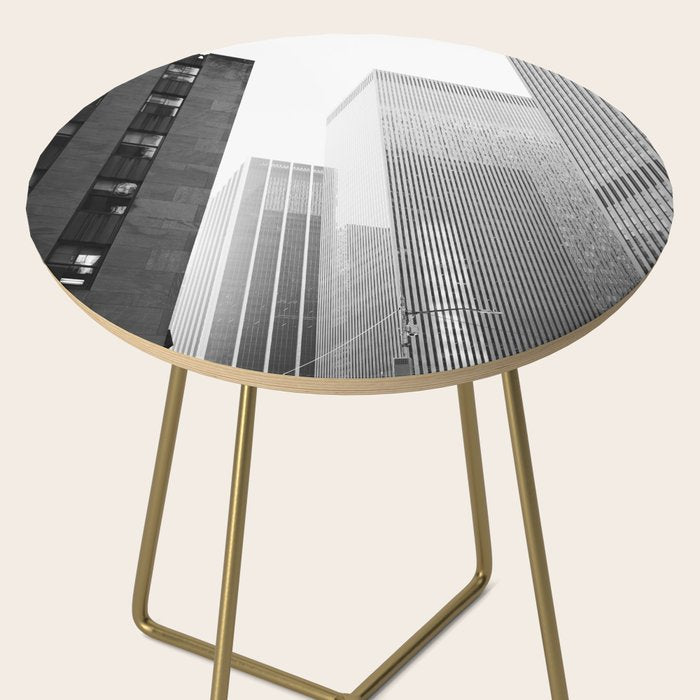 NYC Black and White Side Table Gallery Image 2