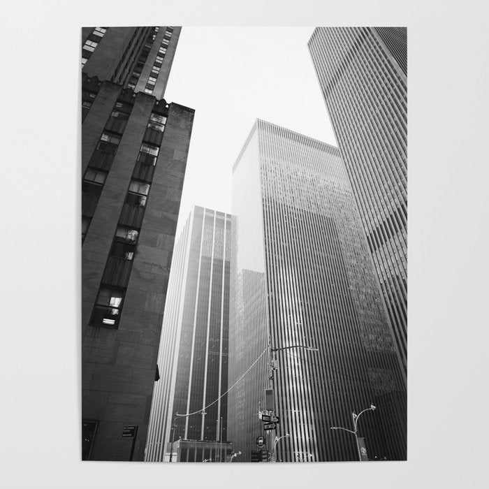 Nyc Black And White Poster