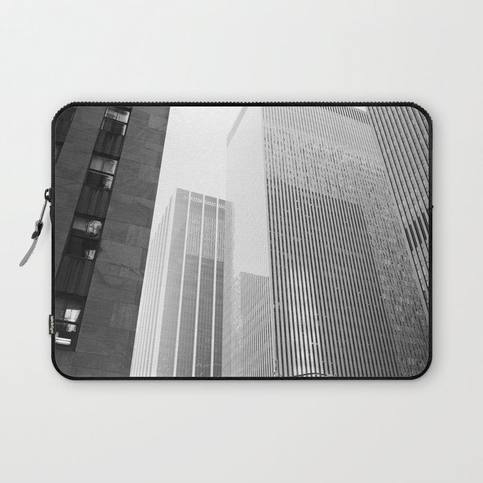 NYC Black and White Laptop Sleeve Gallery Image 1