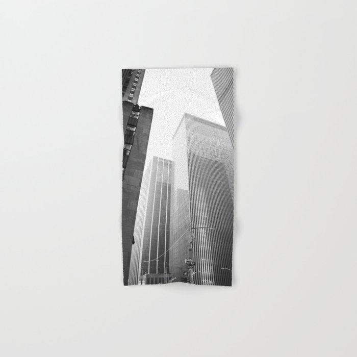 NYC Black and White Bath Towel Gallery Image 1