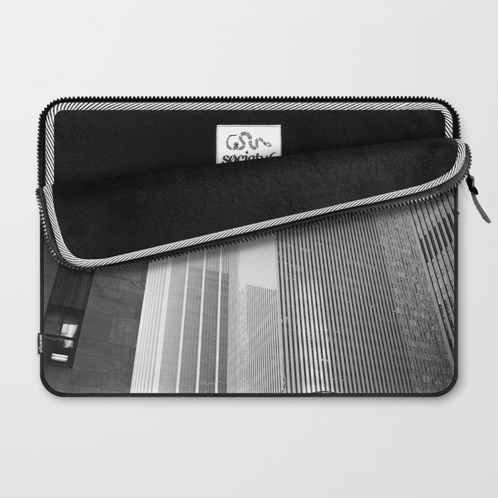 NYC Black and White Laptop Sleeve Gallery Image 2