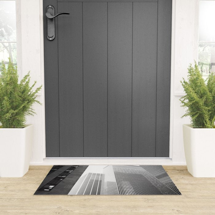 NYC Black and White Welcome Mat Gallery Image 3