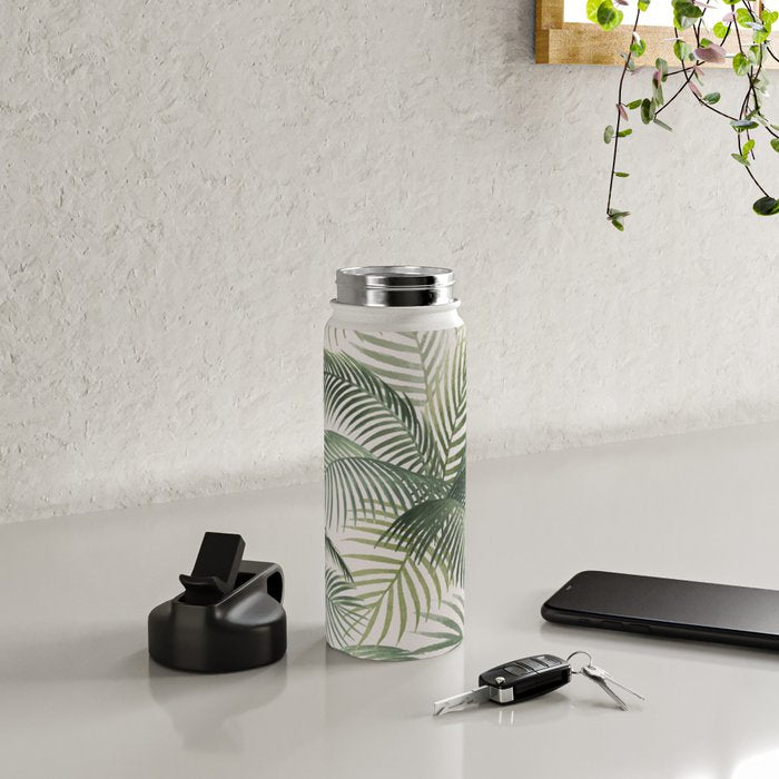 Palm leaves Water Bottle Gallery Image 4