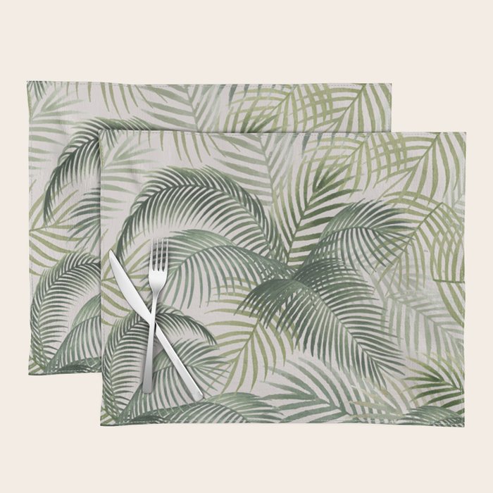 Palm leaves Placemat Gallery Image 1