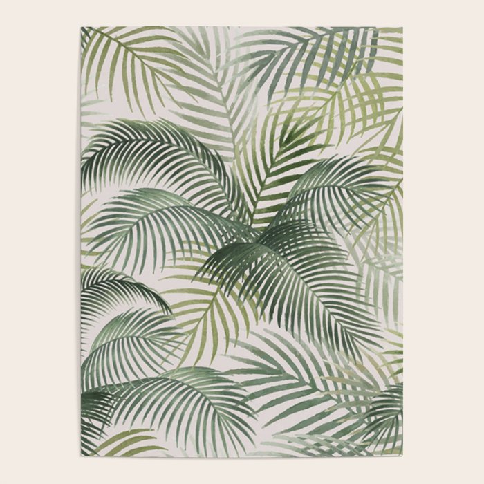 Palm leaves Poster Gallery Image 1
