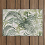 Palm leaves Outdoor Rug Gallery Image 1