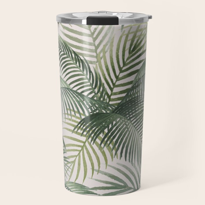 Palm leaves Travel Mug Gallery Image 1