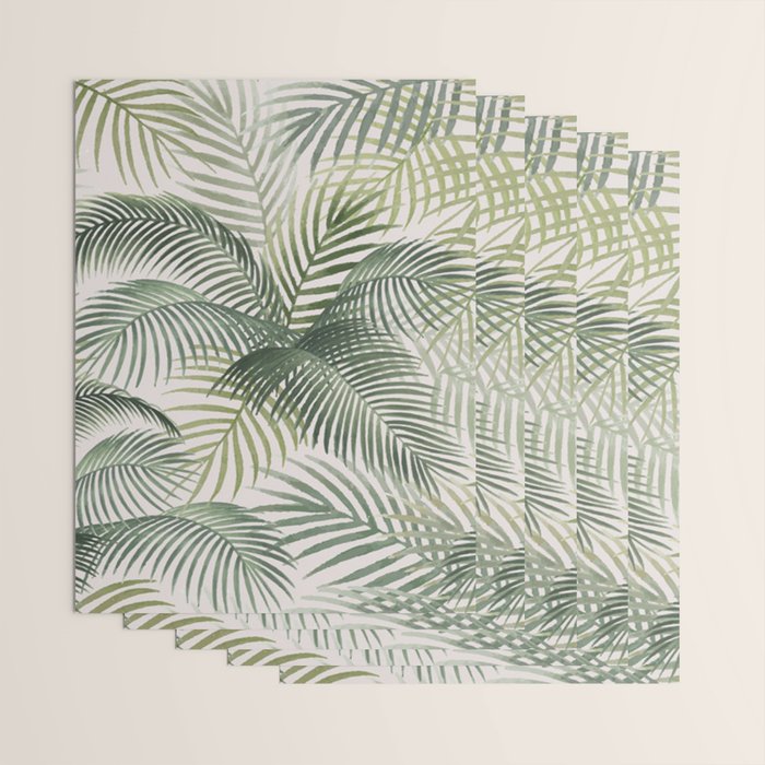 Palm leaves Wrapping Paper Gallery Image 3