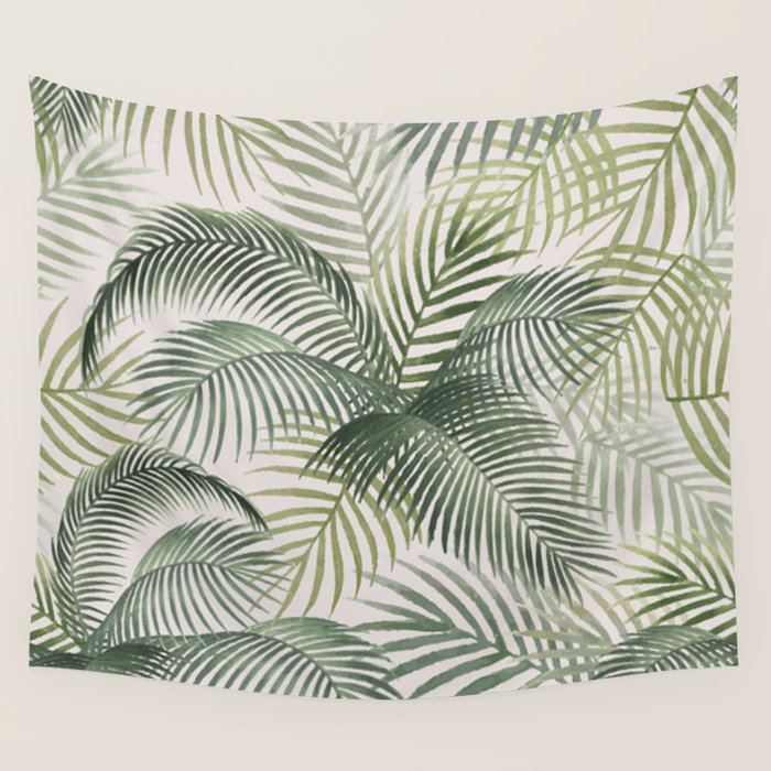 Palm leaves Wall Tapestry Gallery Image 1