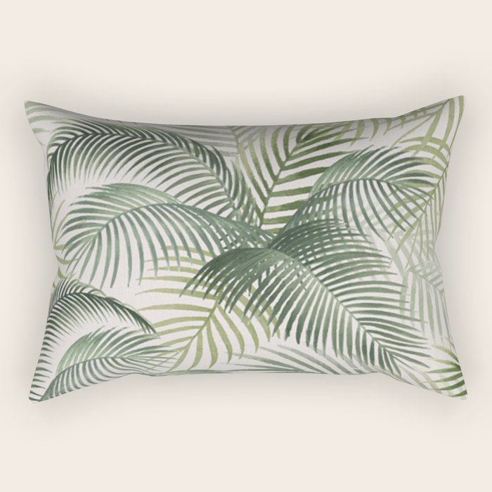 Palm leaves Rectangular Pillow Gallery Image 2