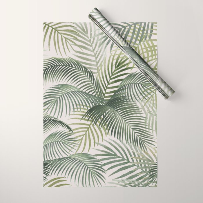 Palm leaves Wrapping Paper Gallery Image 1