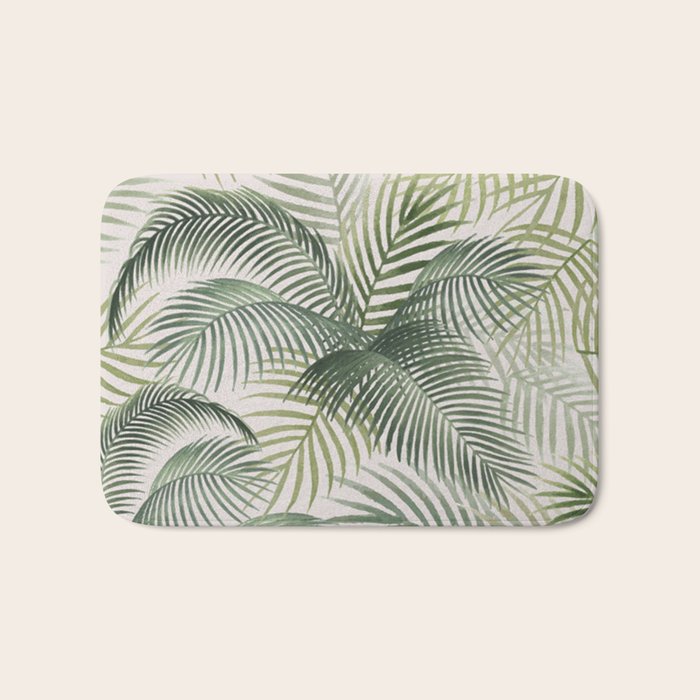 Palm leaves Bath Mat Gallery Image 1