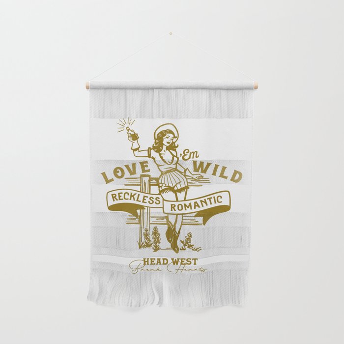 Reckless Romantic Cowgirl Wall Hanging Gallery Image 1