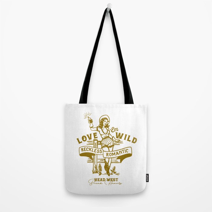 Reckless Romantic Cowgirl Tote Bag Gallery Image 2