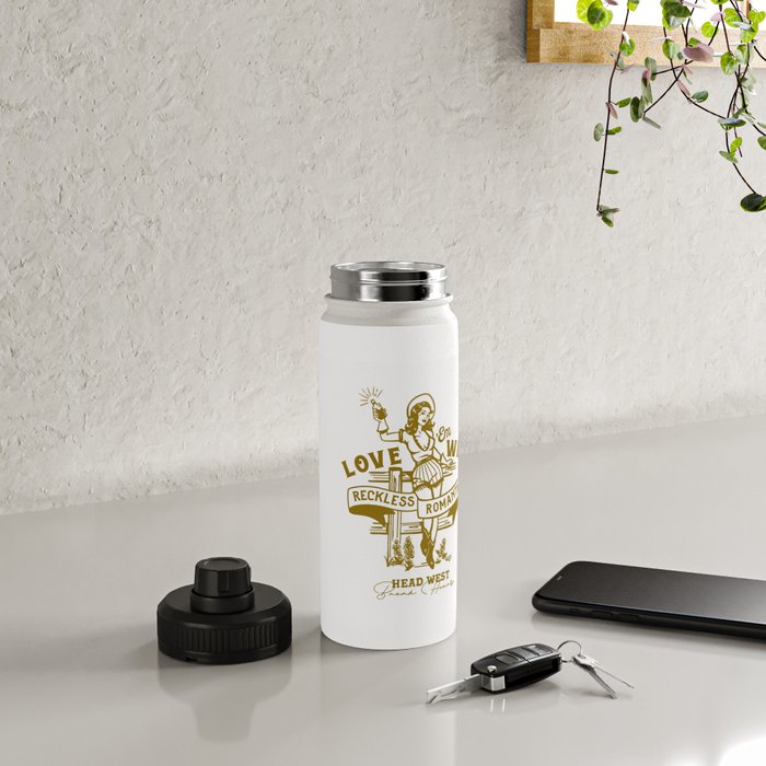 Reckless Romantic Cowgirl Water Bottle Gallery Image 4