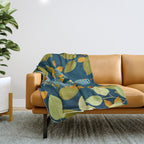 Autumn Serpent Garden Throw Blanket Gallery Image 1