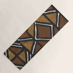 African Pattern - African Mudcloth Design Yoga Mat Gallery Image 1