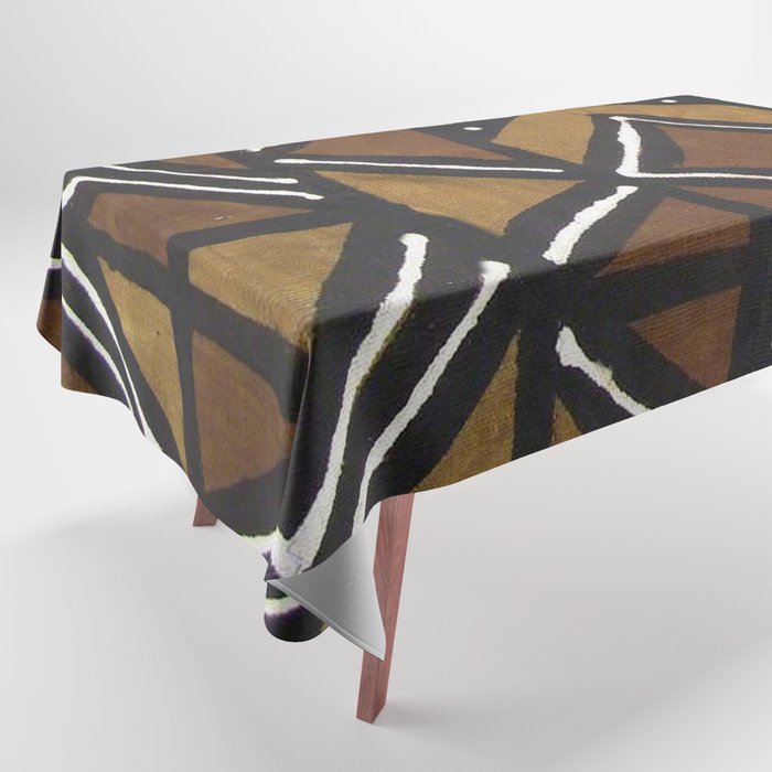 African Pattern - African Mudcloth Design Tablecloth Gallery Image 1