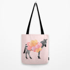 PARTY ZEBRA Tote Bag Gallery Image 2