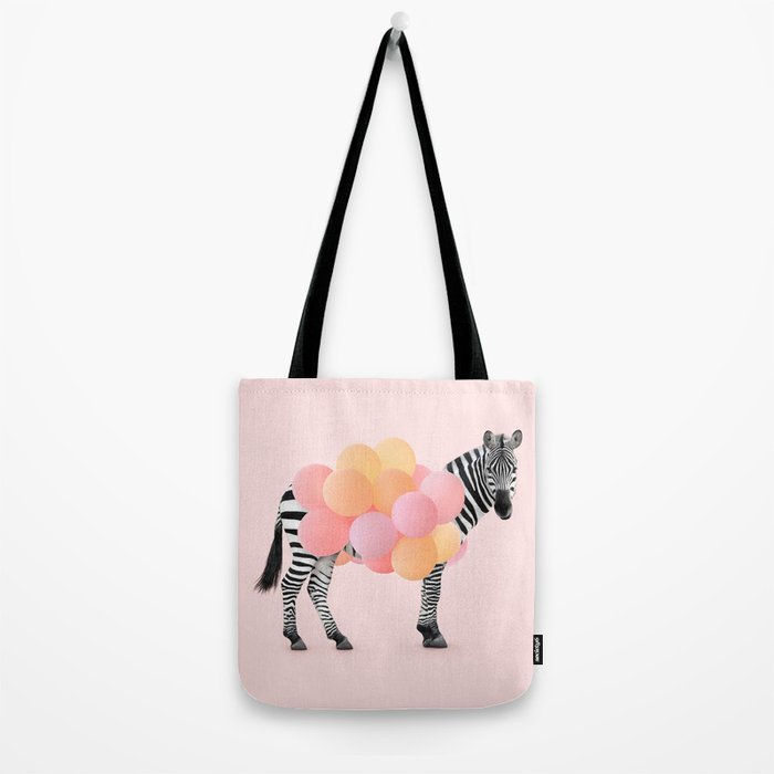 PARTY ZEBRA Tote Bag Gallery Image 2