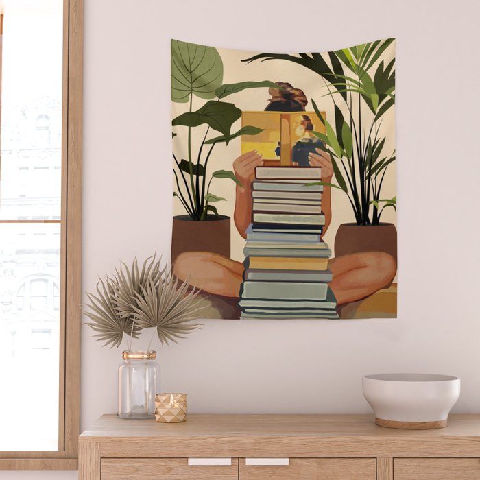 Book Lover Wall Tapestry Gallery Image 2